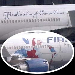 サンタ公式航空機